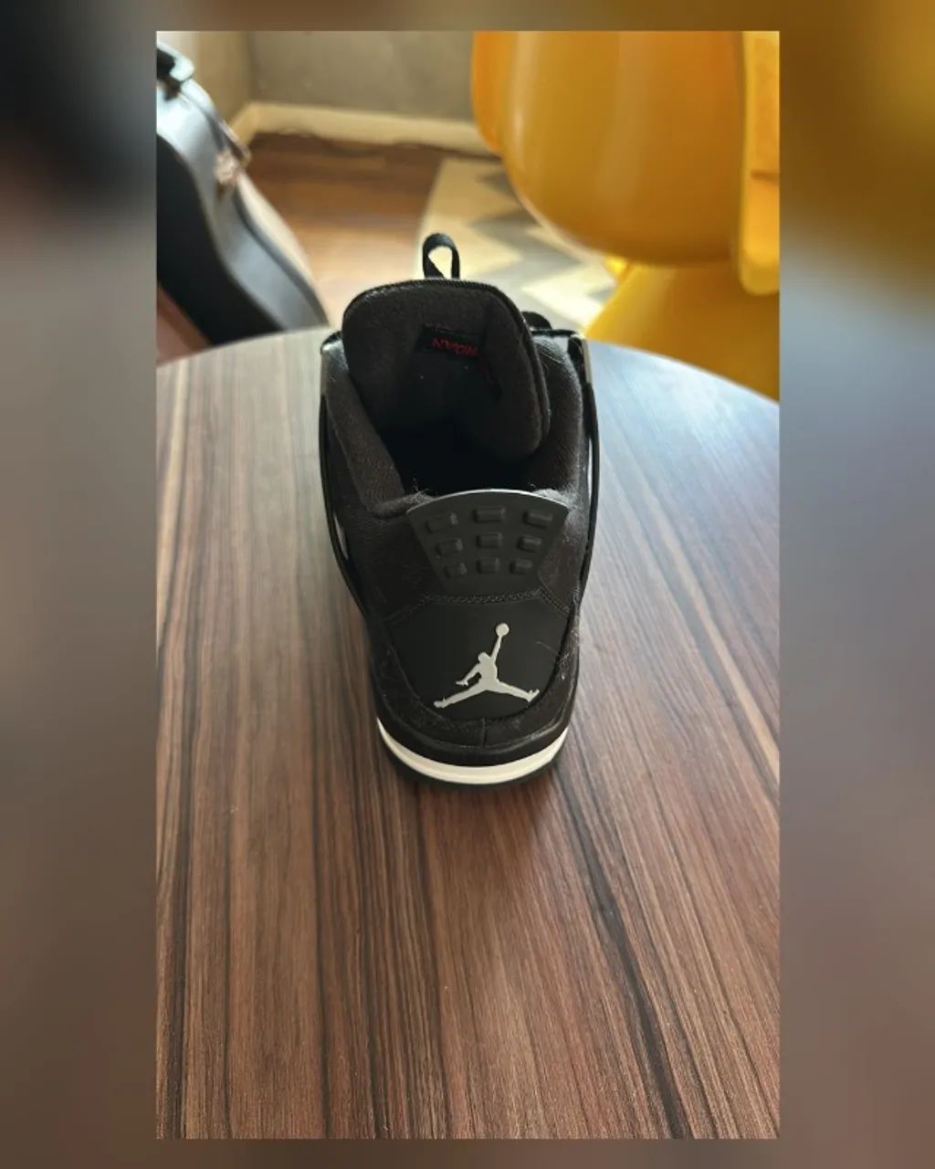 AIR JORDAN 4 BLACK CANVAS - Foto 3