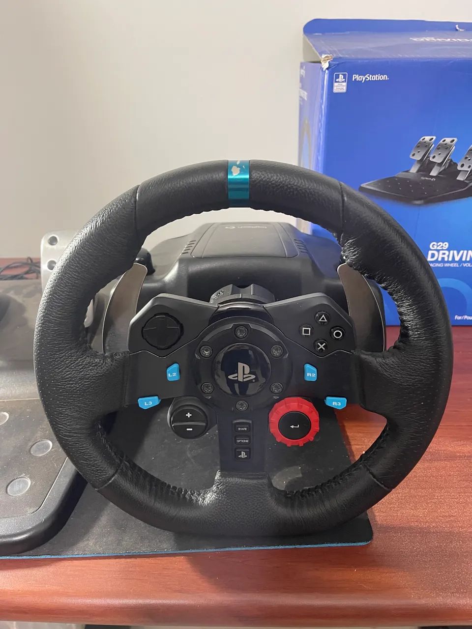 Volante Logitech G29 | Simulador de Corrida PS4 PS5 PC | Semi Novo - Foto 4