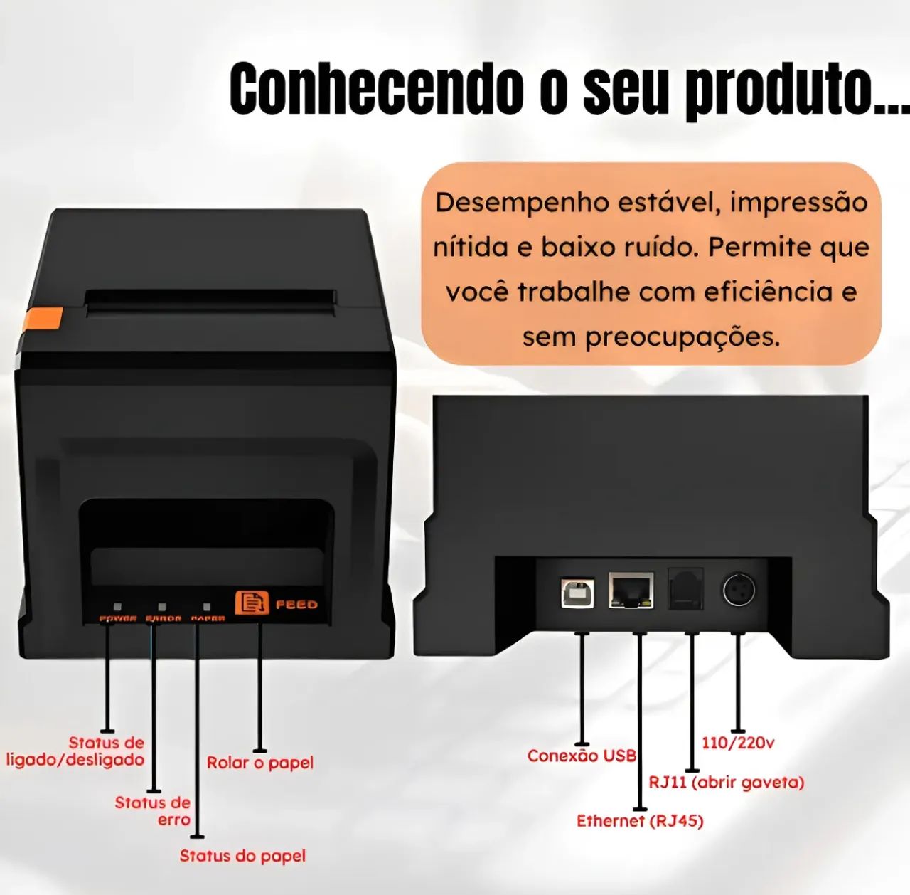 Impressora Térmica de Cupom (entrega gratis) - Foto 3