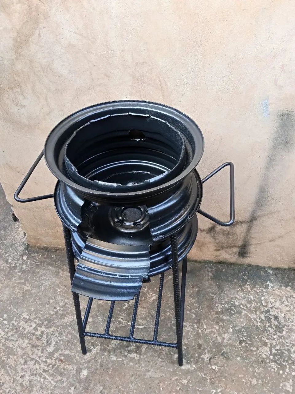 Fogão a lenha ? de roda  - Foto 2
