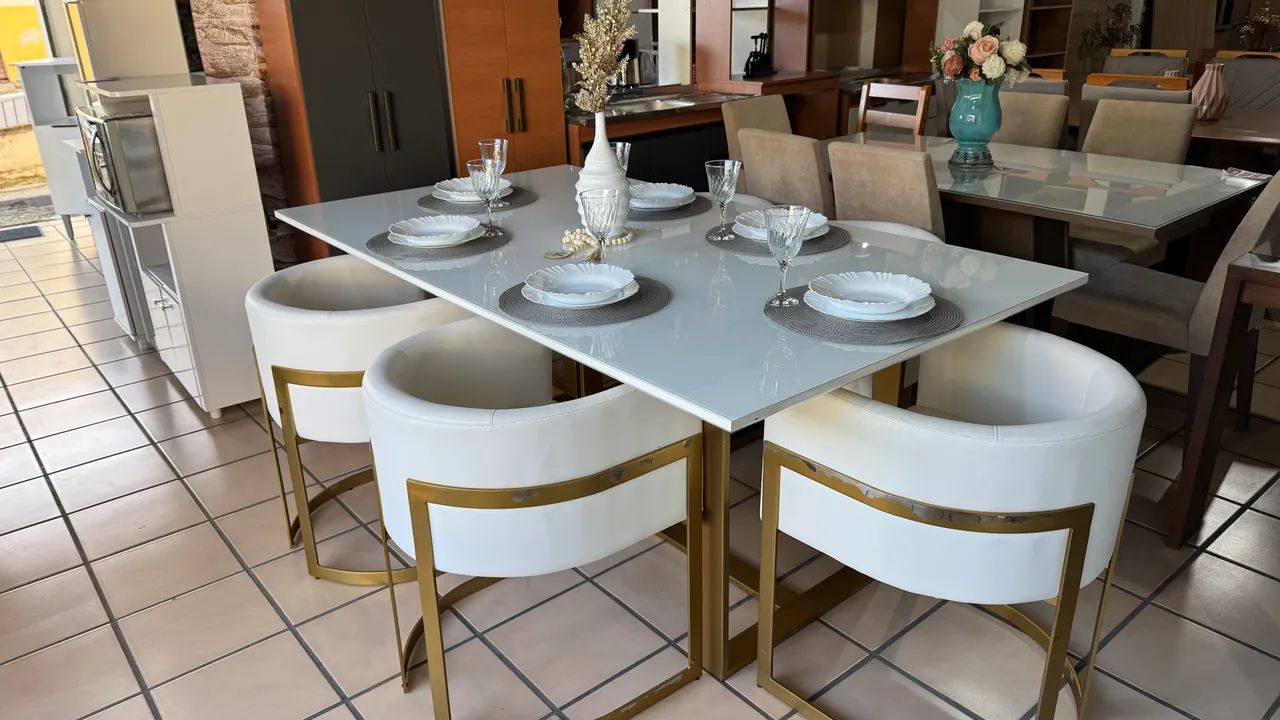 Mesa com 6 poltronas  - Foto 2