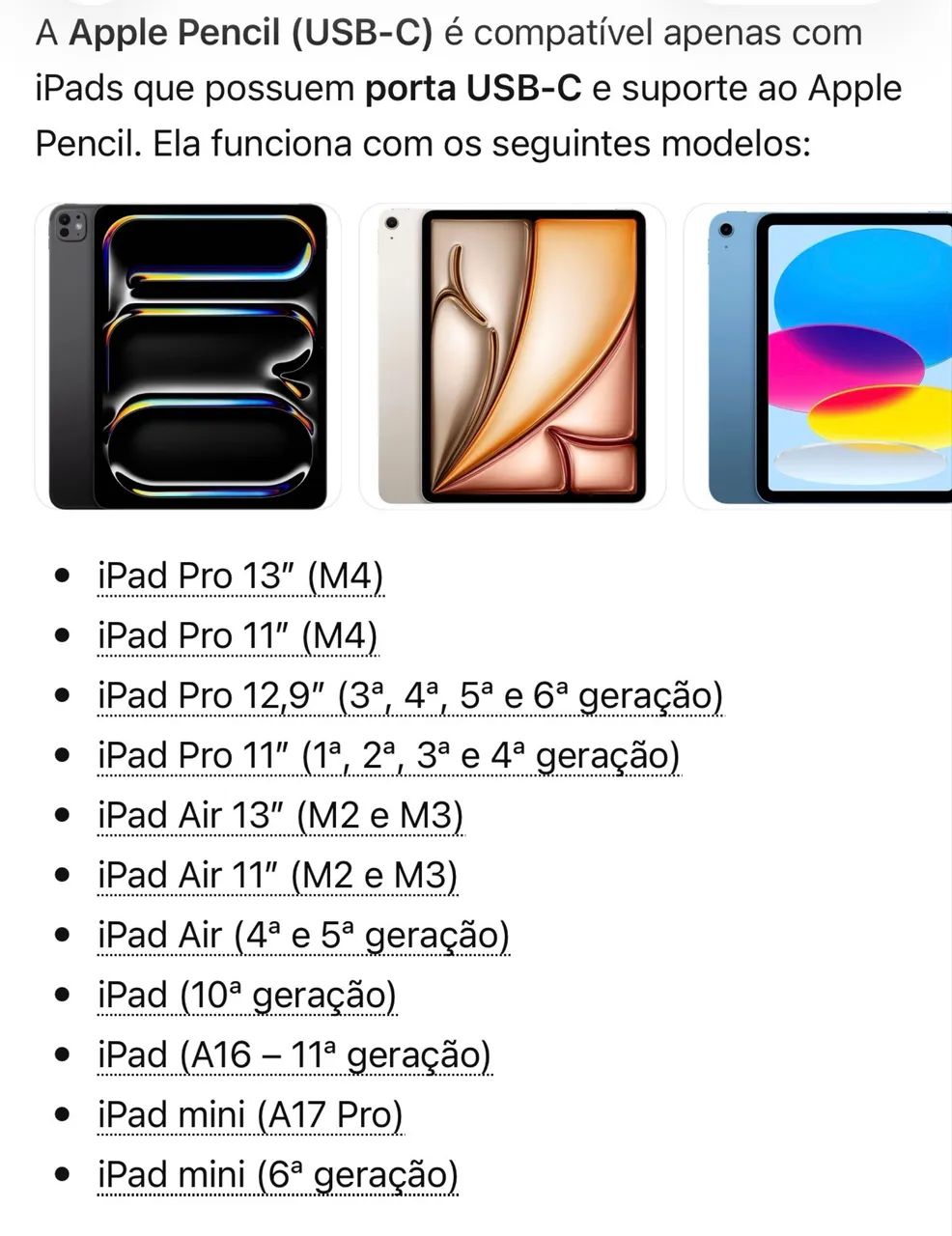 Apple Pencil USB-C nova - Foto 4