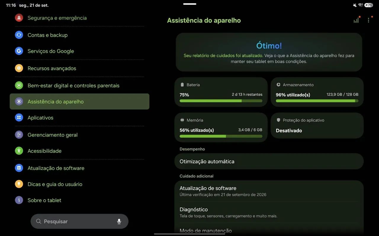 Tablet Samsung S9fe 128g
