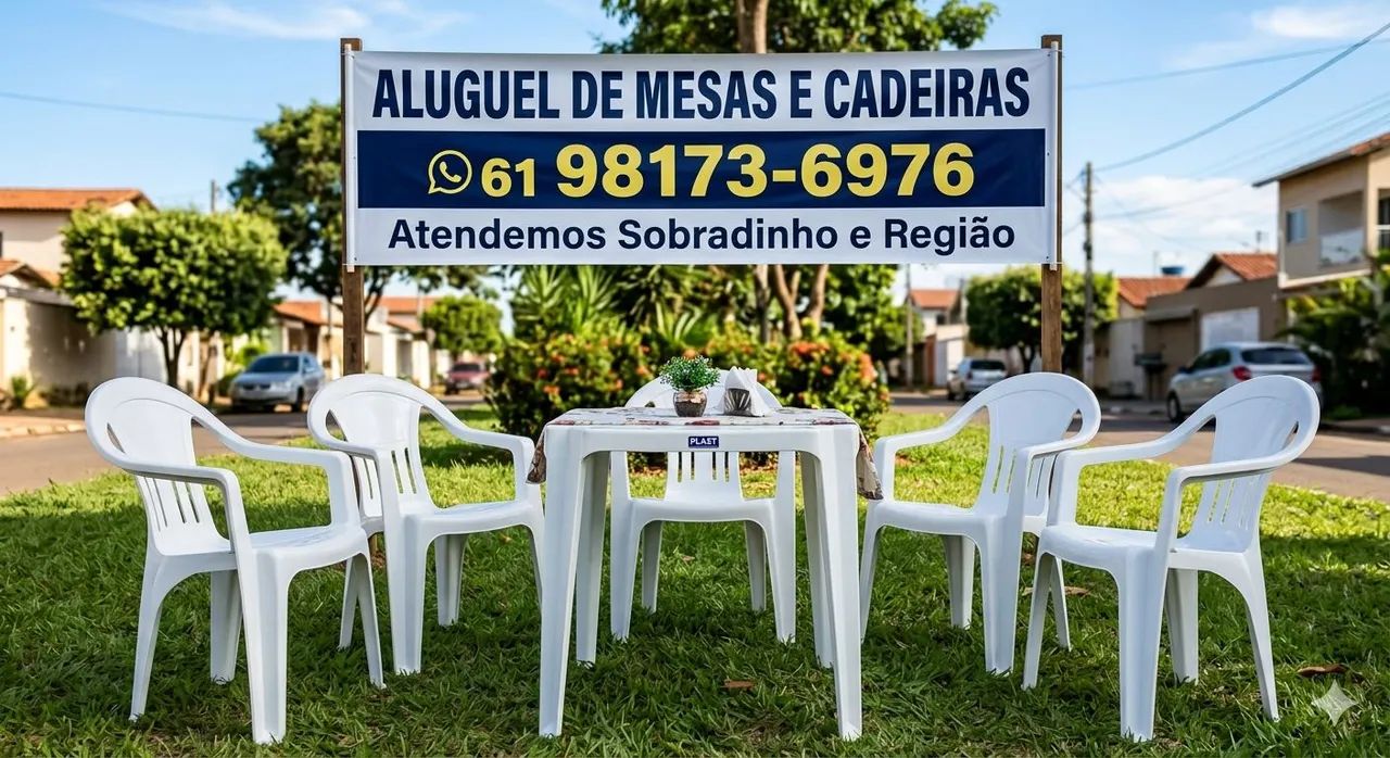 Aluguel de Mesas e cadeiras  - Foto 4
