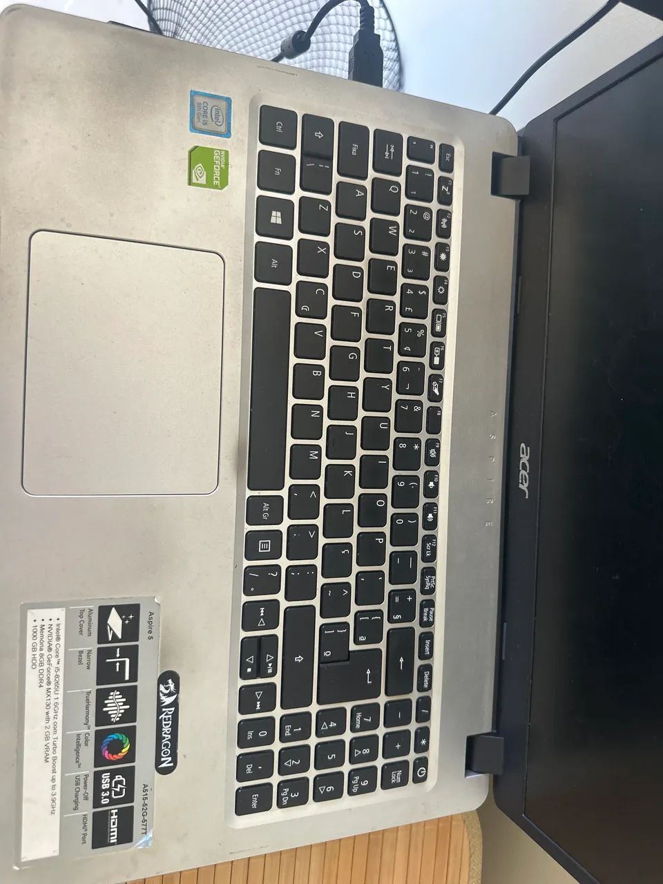 Notebook Acer Aspire 5 A515-52G - 16GB RAM - Funcionando Perfeitamente - Foto 2