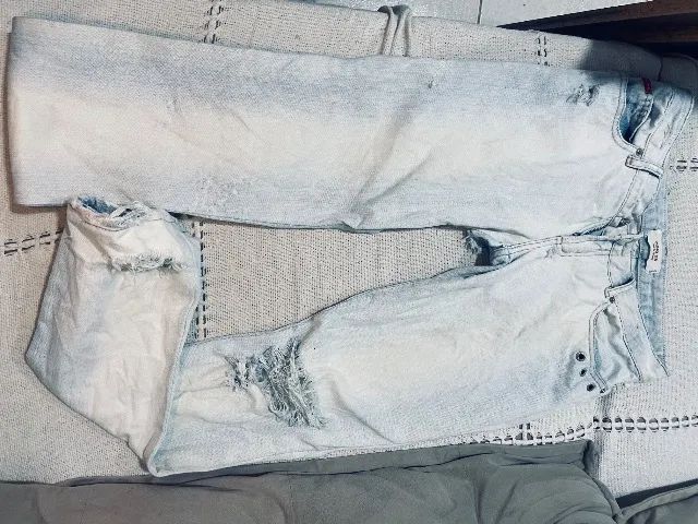 Calça Osklen tamanho 38 . Cintura baixa.  50 - Foto 2
