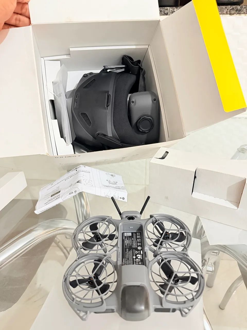 Drone DJI NEO 2 More combo com óculos  - Foto 4