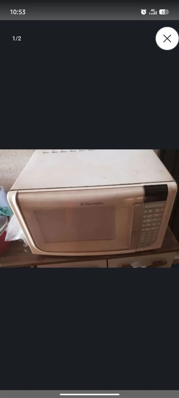 Vendo microondas Electrolux 