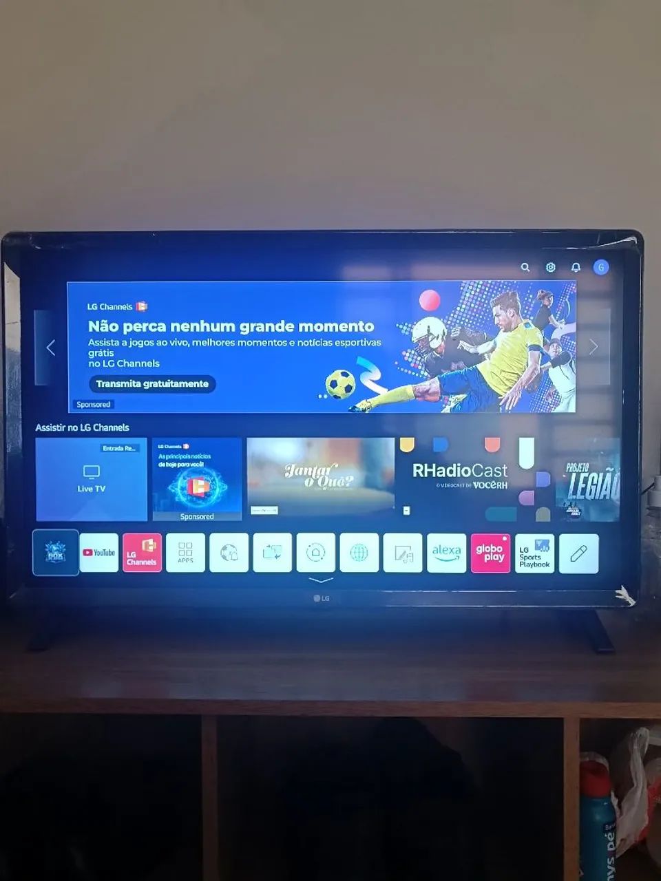 Smart TV LG 32" HD + Cabo de Rede ? Excelente Estado - Foto 4