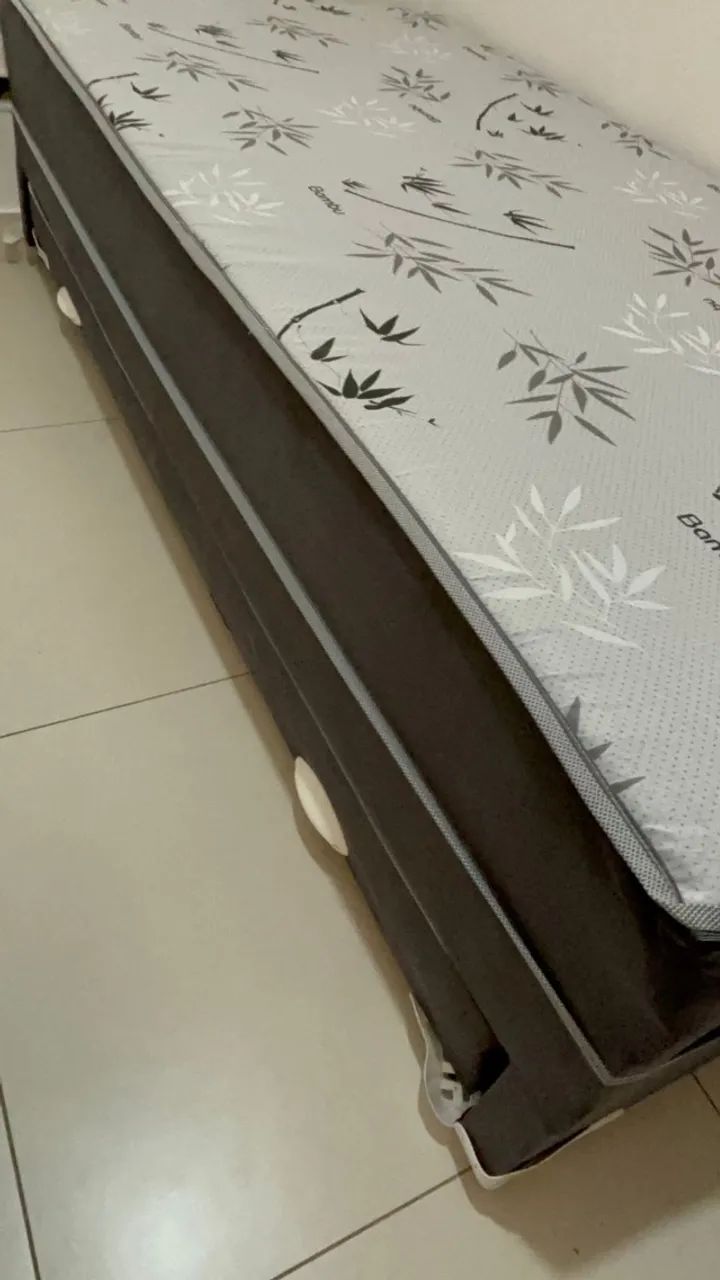 cama box de solteiro conjugada com cama auxiliar - Foto 4