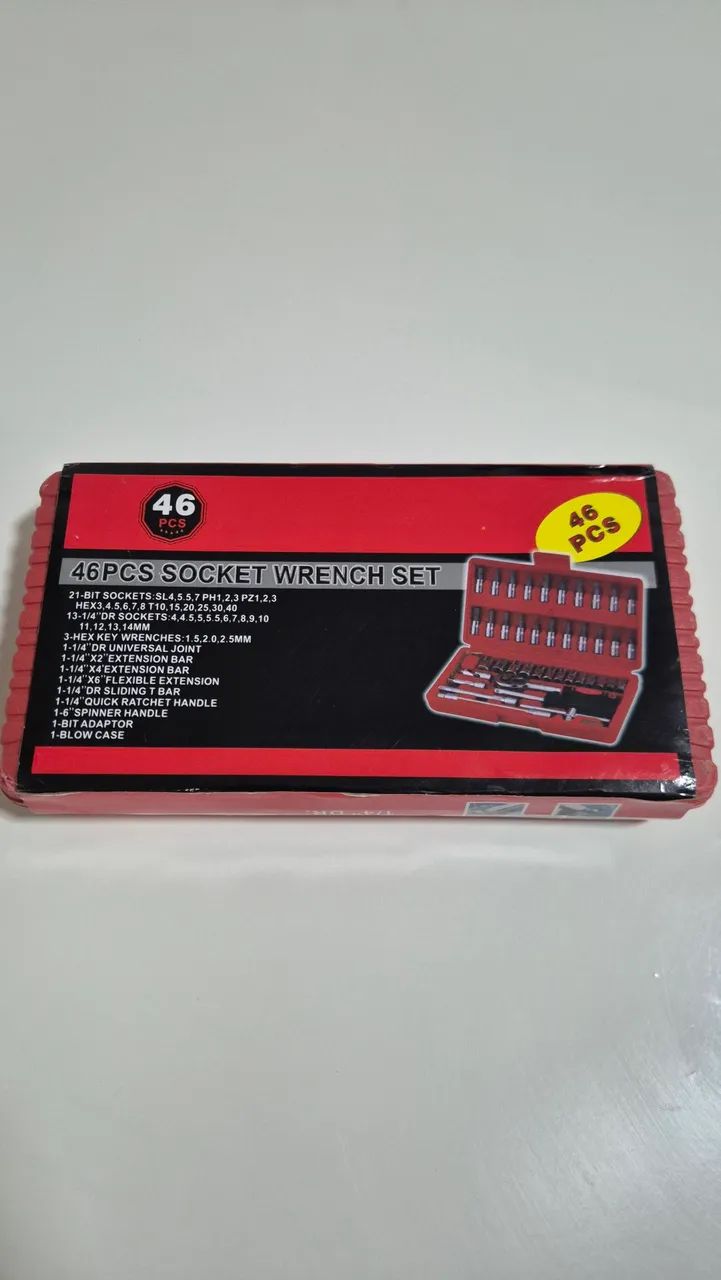 Caixa/Maleta de Ferramentas 46 Peças com Catraca - R$69 - Foto 2