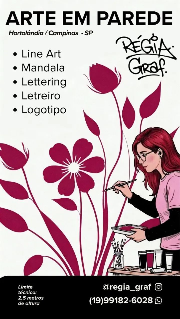 Arte em parede / Lettering  - Foto 4