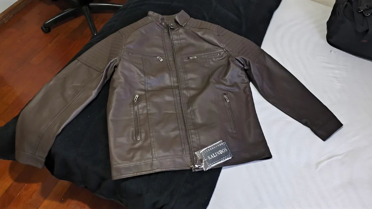 Jaqueta de couro