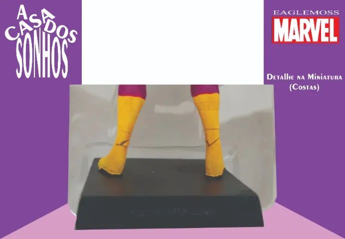 Coleção de Miniatura Marvel Eaglemoss Batroc Nº 174 Completo - Foto 3