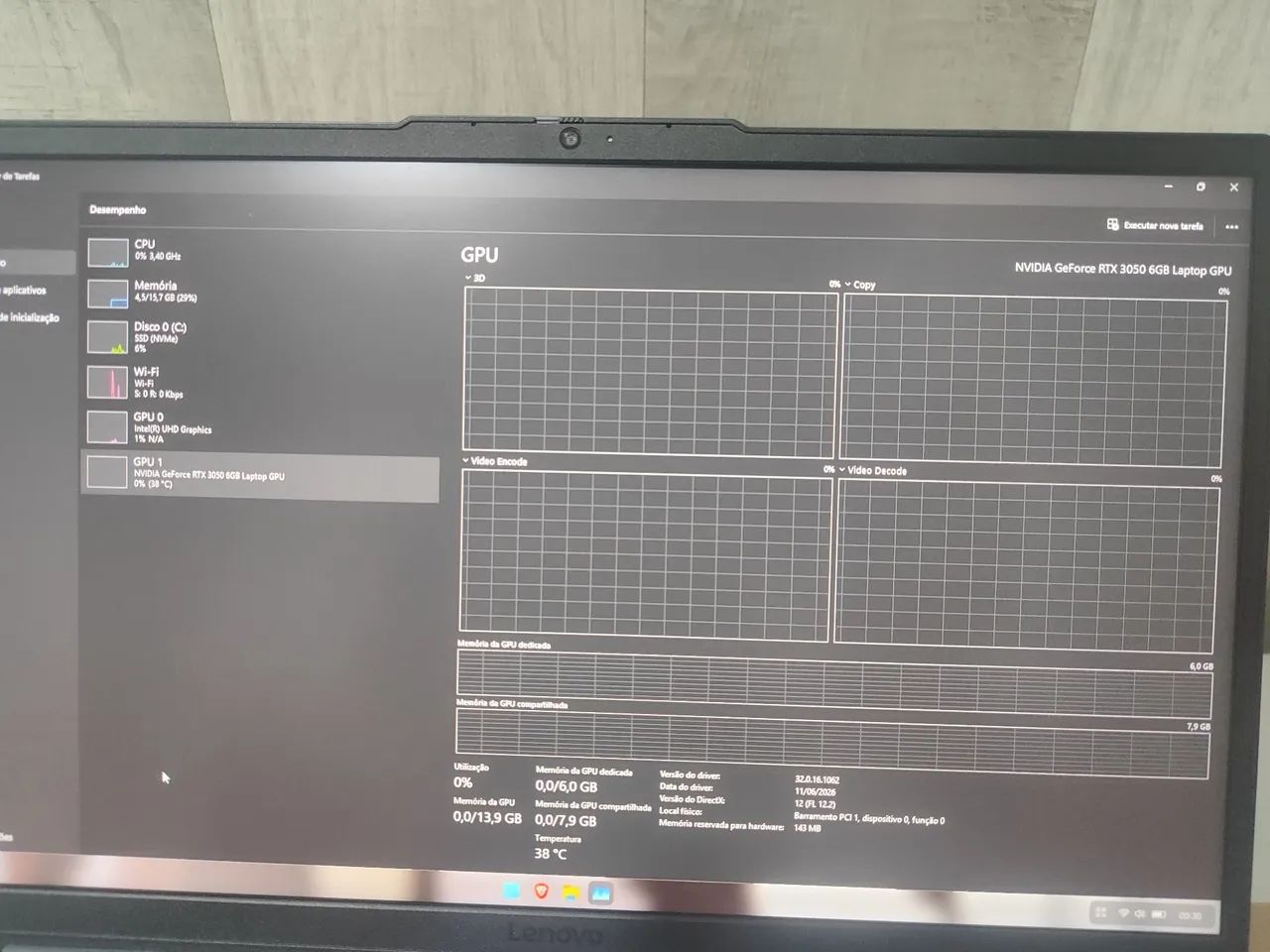 Notebook Gamer - Lenovo Loq RTX 3050 6gb - Foto 3