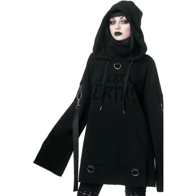 moletom killstar warlock oversized preto - Foto 2