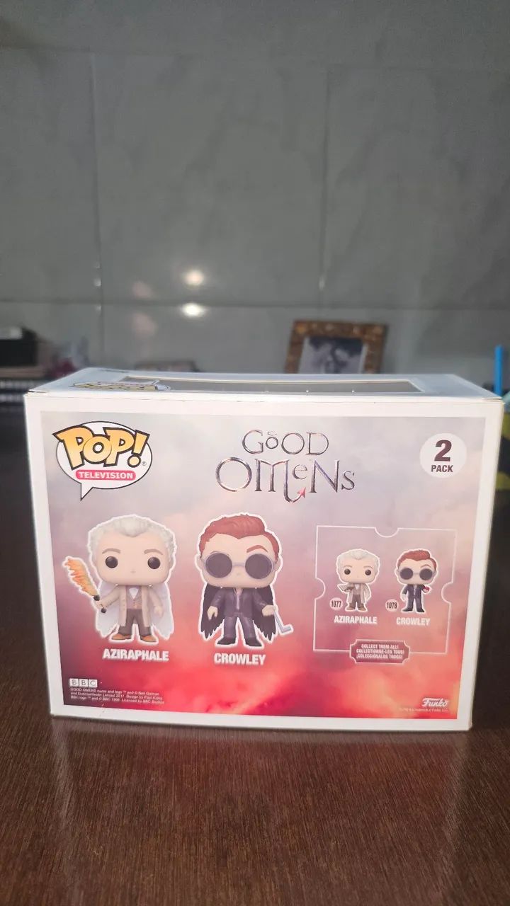 AZIRAPHALE & CROWLEY POP FUNKO - Foto 3