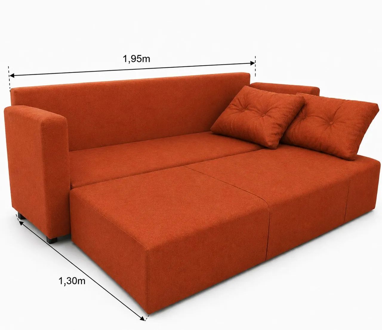 SOFÁ CAMA várias cores! APROVEITE PREÇO de FÁBRICA  - Foto 2