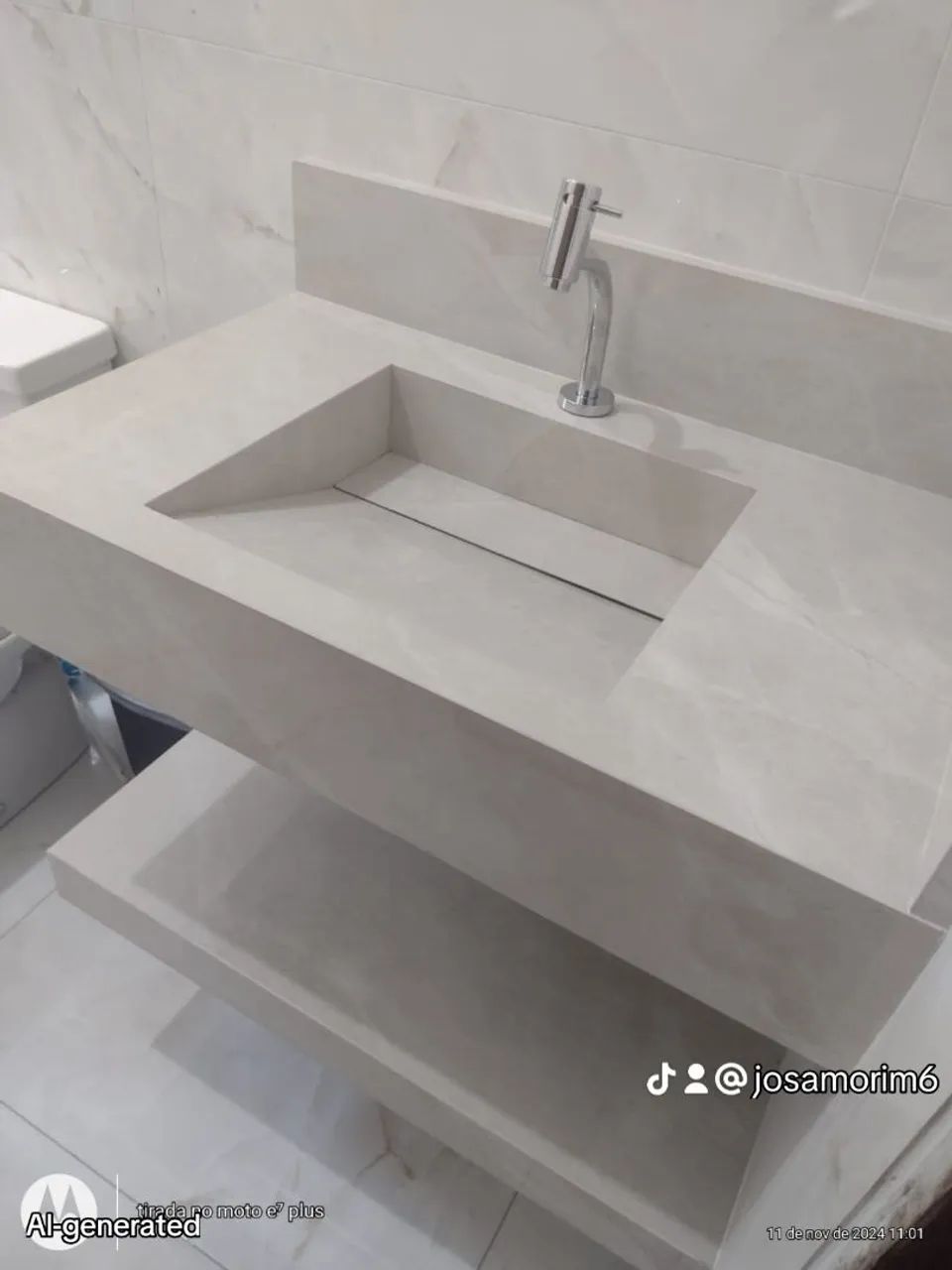 JM porcelanataria, Fabricação De Produtos de porcelanato, nicho cubas escupida ilha  balca - Foto 5