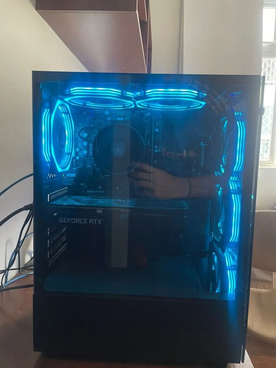PC Gamer Ryzen 5 5600 + RTX 3060 8GB | 16GB RAM | SSD + HD | Completo c/ Caixas - Foto 2