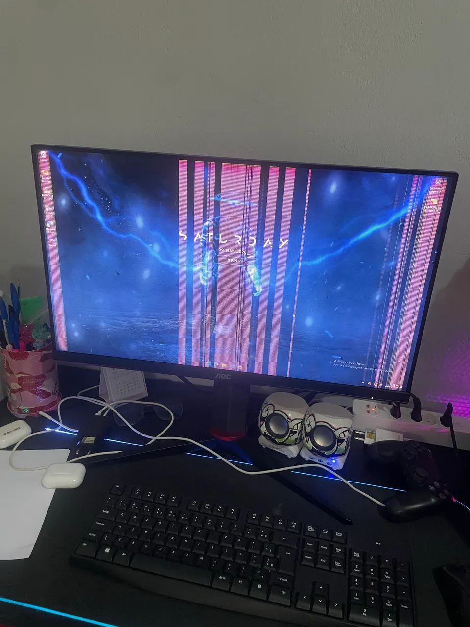 Monitor Gamer AOC Hero 24" 165Hz COM DEFEITO