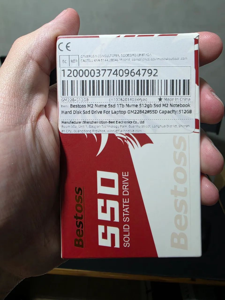 SSD NVME GEN3 - 512gb - Foto 2