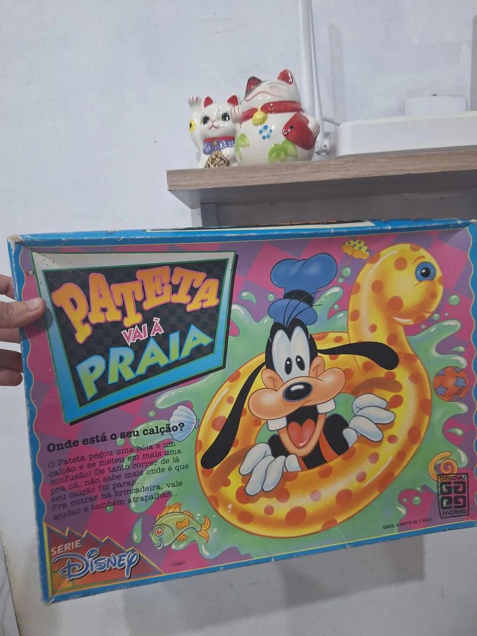 Jogo de tabuleiro anos 90 Pateta vai a praia Grow Disney (leia a descrição) raridade  - Foto 3