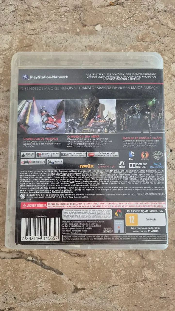 Jogo PS3 - Injustice - Foto 2