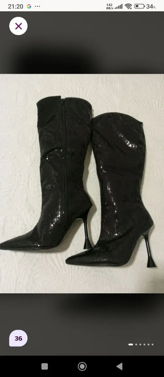 Bota número 34