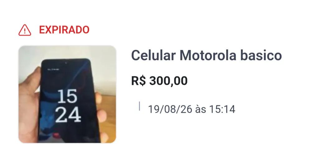 Celular Motorola básico 