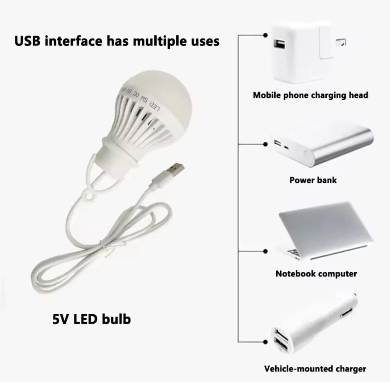 Luminária Led USB - Foto 4