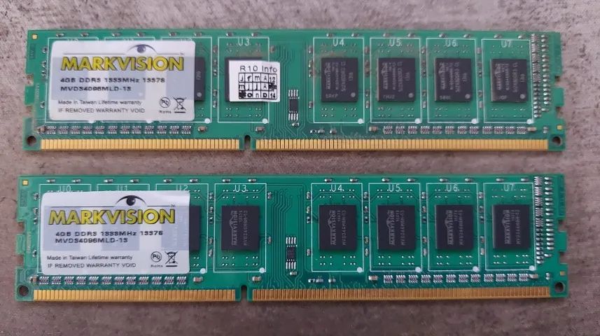 2x Memória DDR3 1333 Markvision - PC