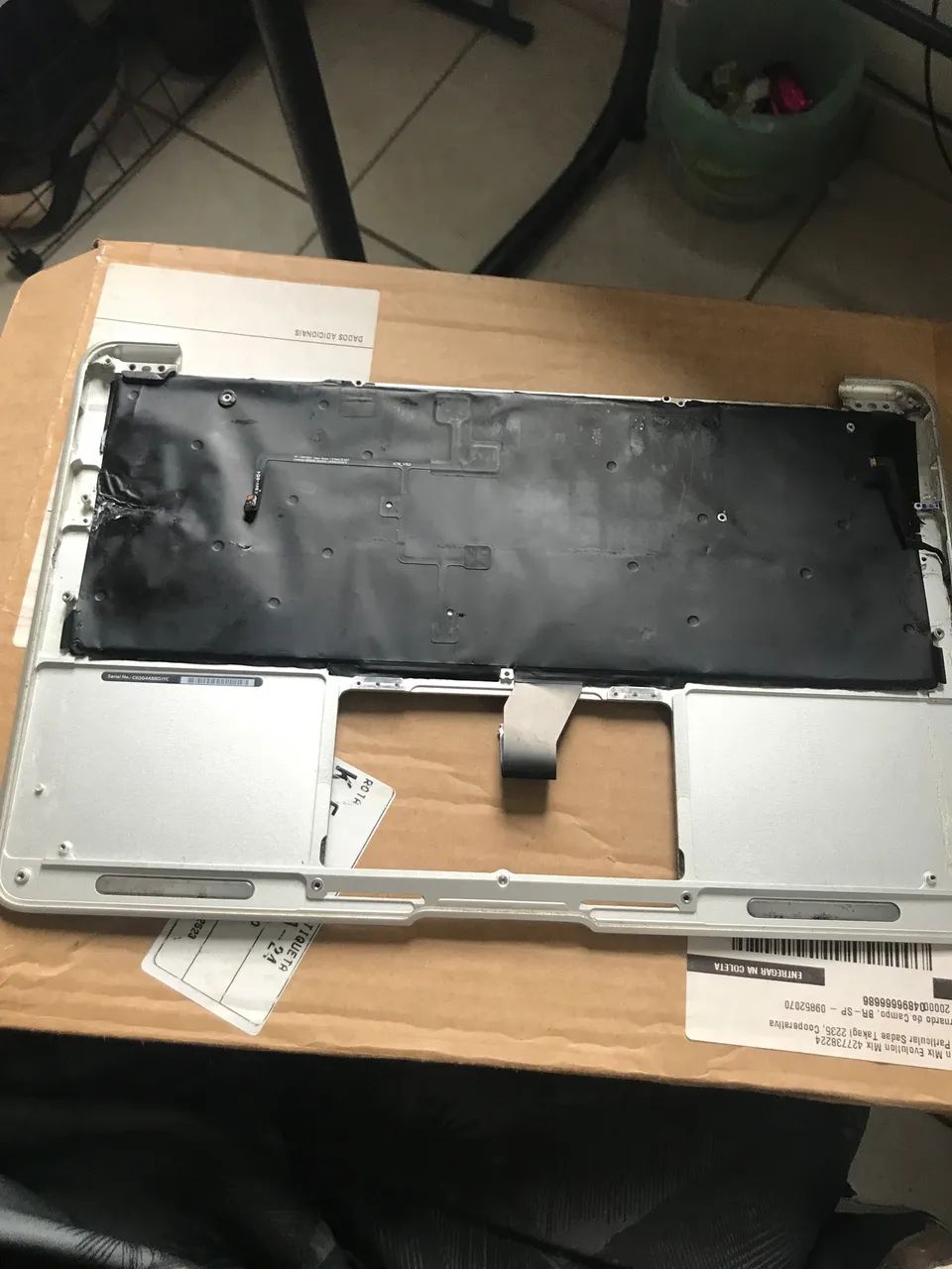 Teclado com carcaça do MacBook Air a1370 - Foto 2