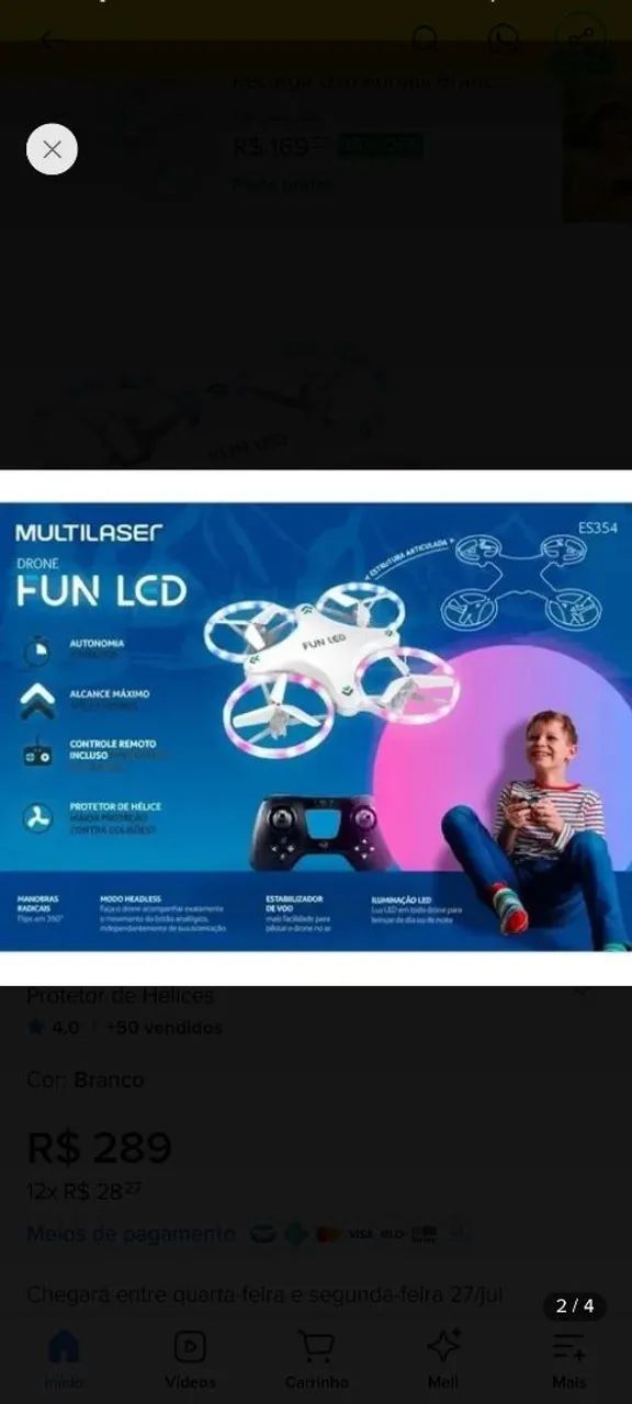 Drone Multilaser novo!!!