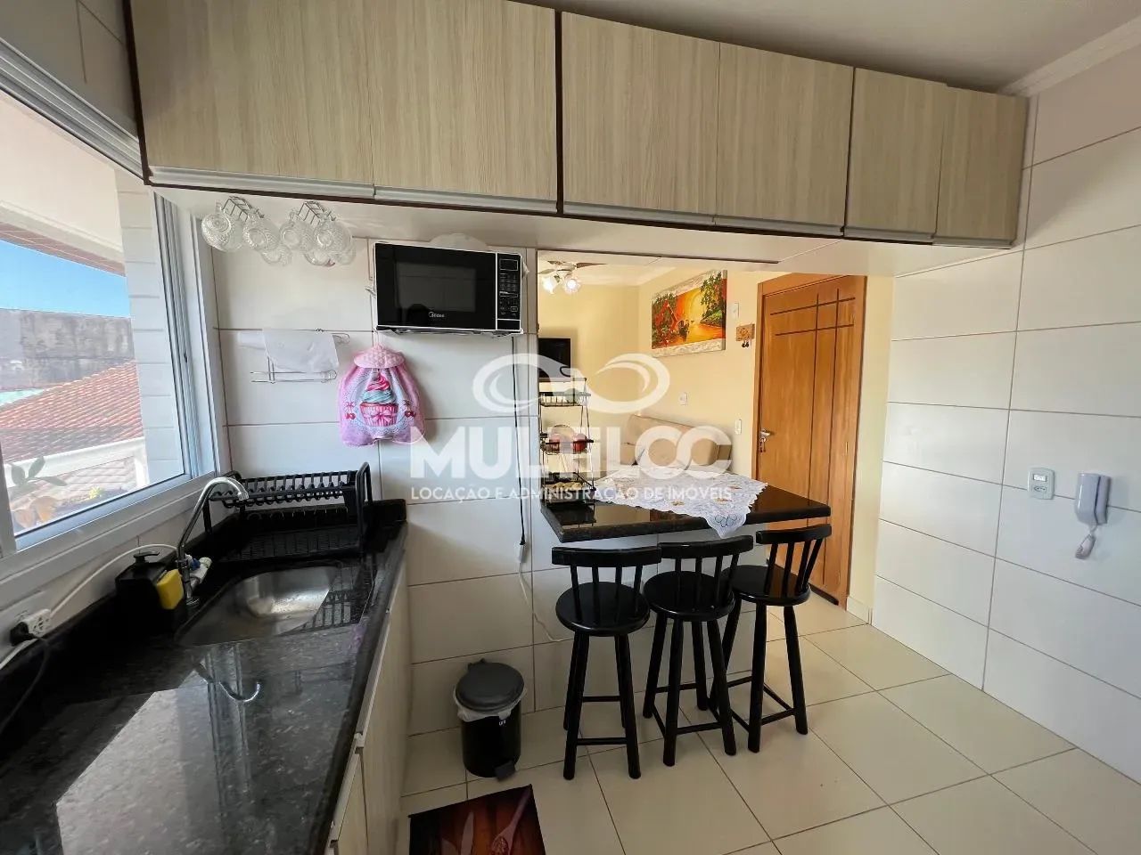 Apartamento mobiliado com 2 dormitórios, 1 suíte e lazer no Caiçara - Foto 3