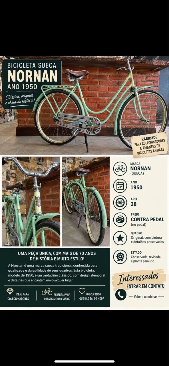 Bicicletas clássicas Vintage  - Foto 3