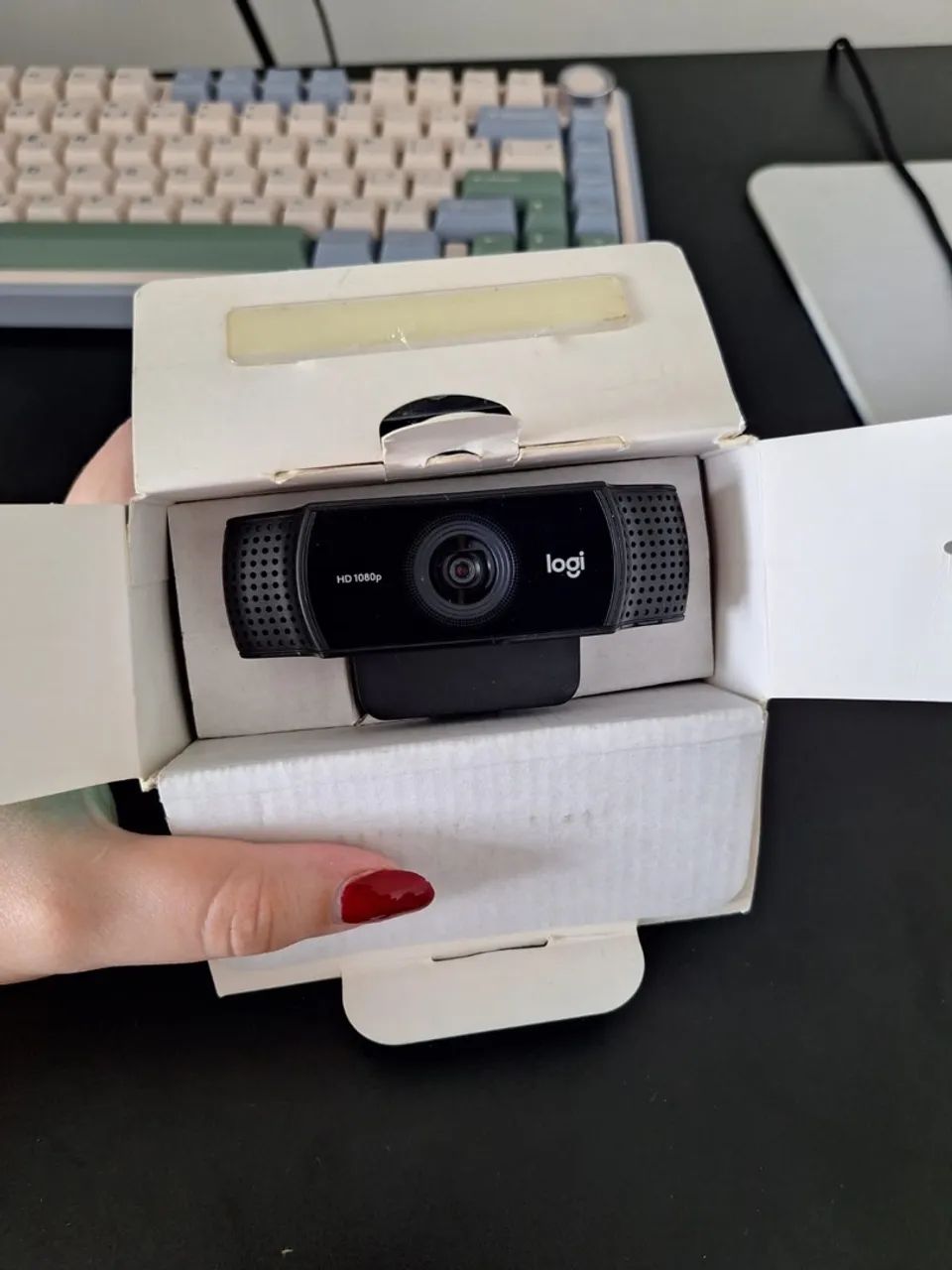 WEBCAM LOGITECH C922 PRO STREAM FULL HD - Foto 2