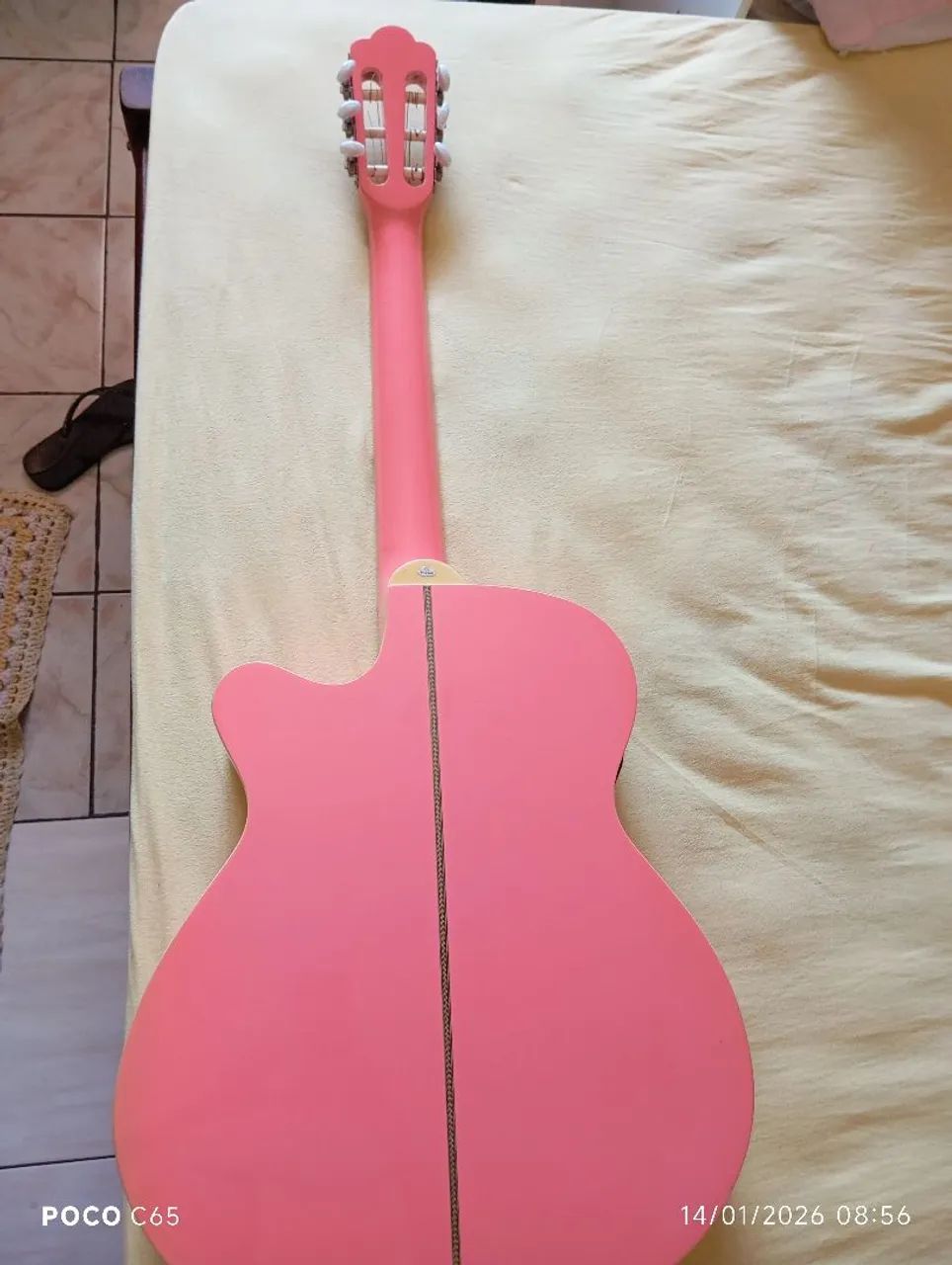 Violão rosa tagima - Foto 4