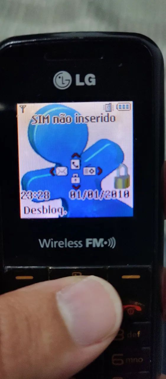 Celular antigo lg wireless fm só chip vivo funcionando - Foto 3
