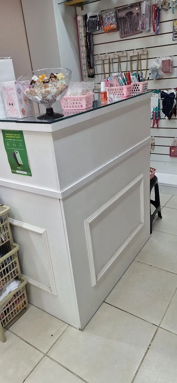 Balcão caixa para loja