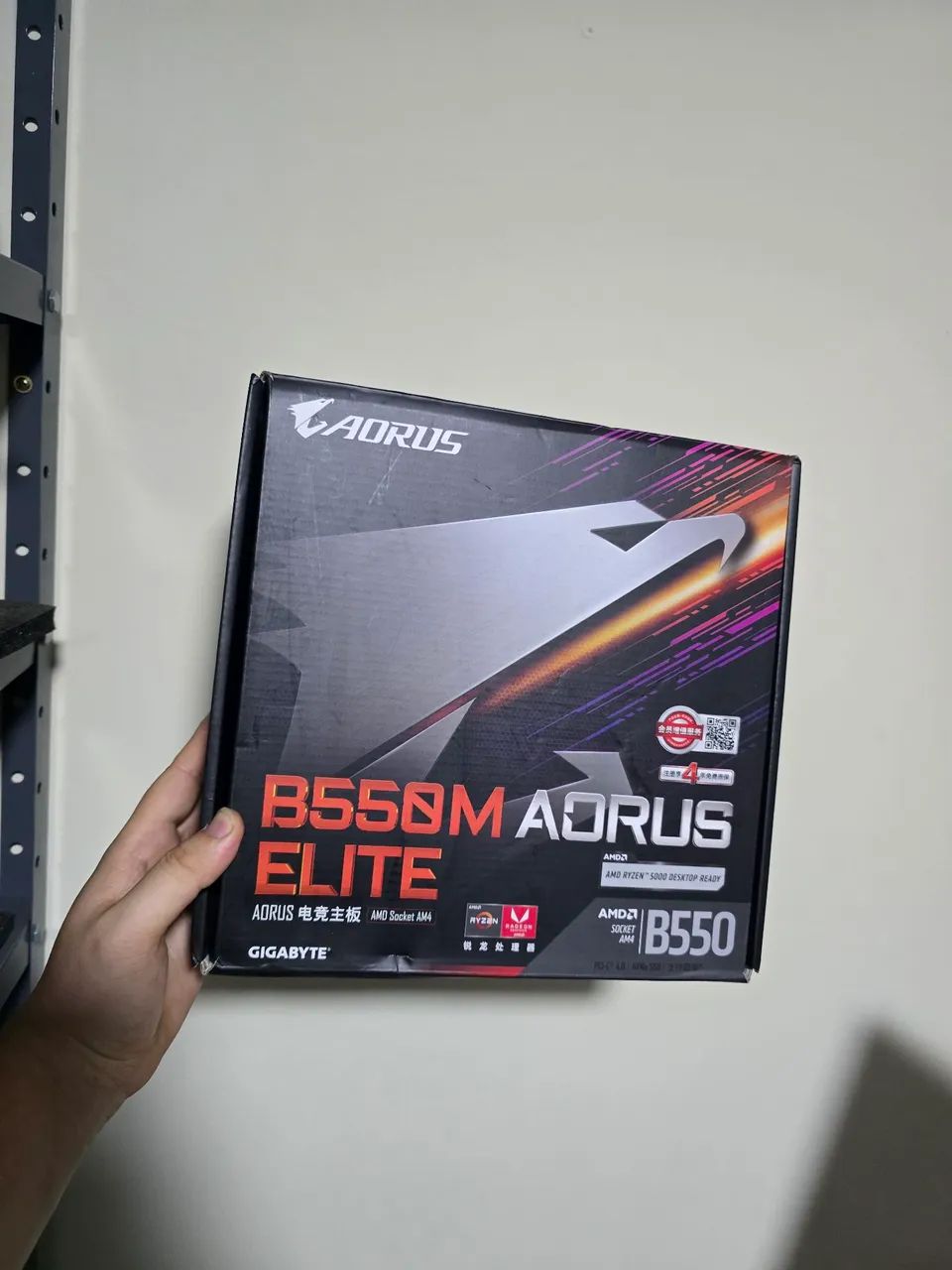 Placa mãe B550M AORUS ELITE - Foto 2