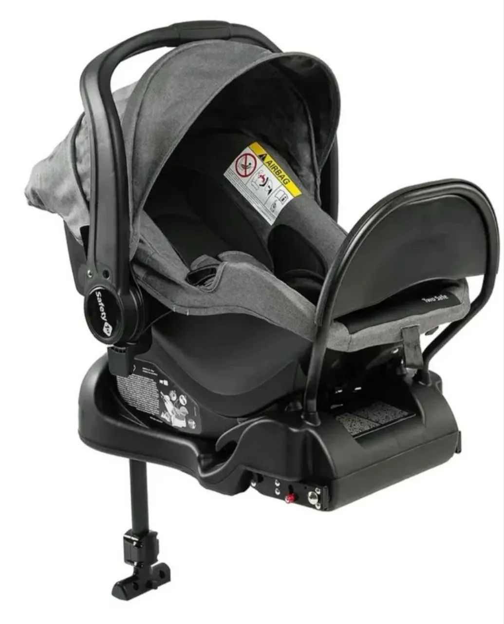 Carrinho de bebê com bebê conforto, Moisés e isofix praticamente novo e  - Foto 5
