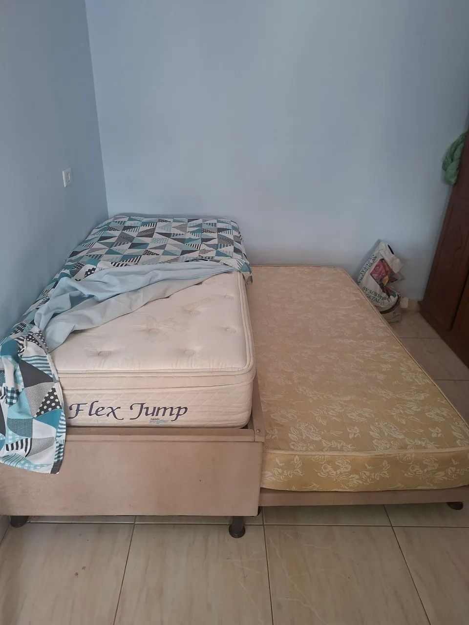 Bicama Box Solteiro Flex Jump + Colchão Auxiliar (Completa) - Foto 4