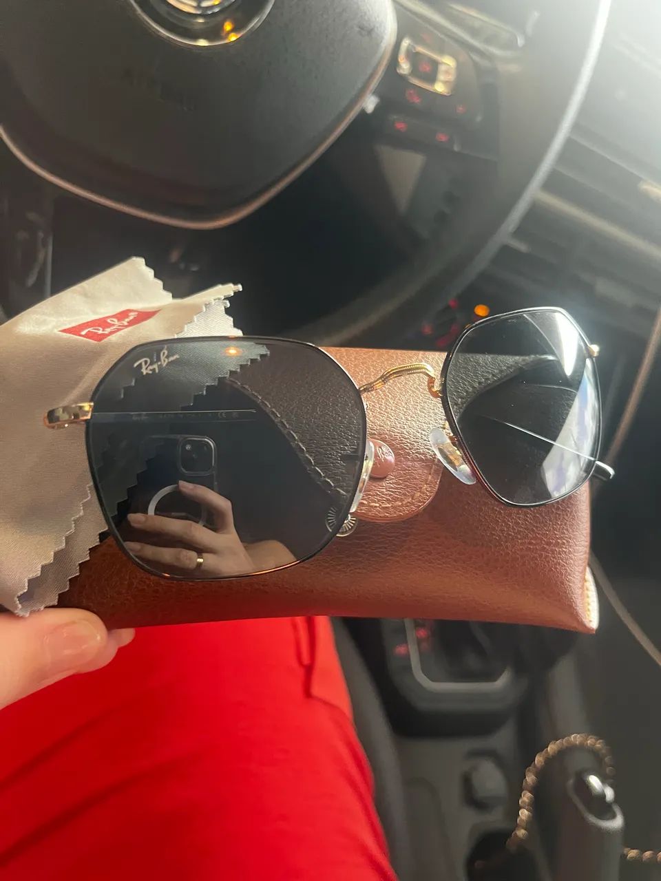 Óculos Rayban Original Hexagonal - Foto 2