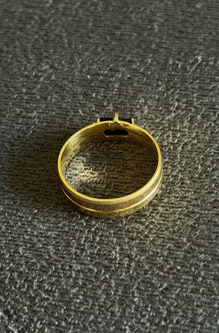 Anel de ouro 18k com 6,2 gramas - Foto 3