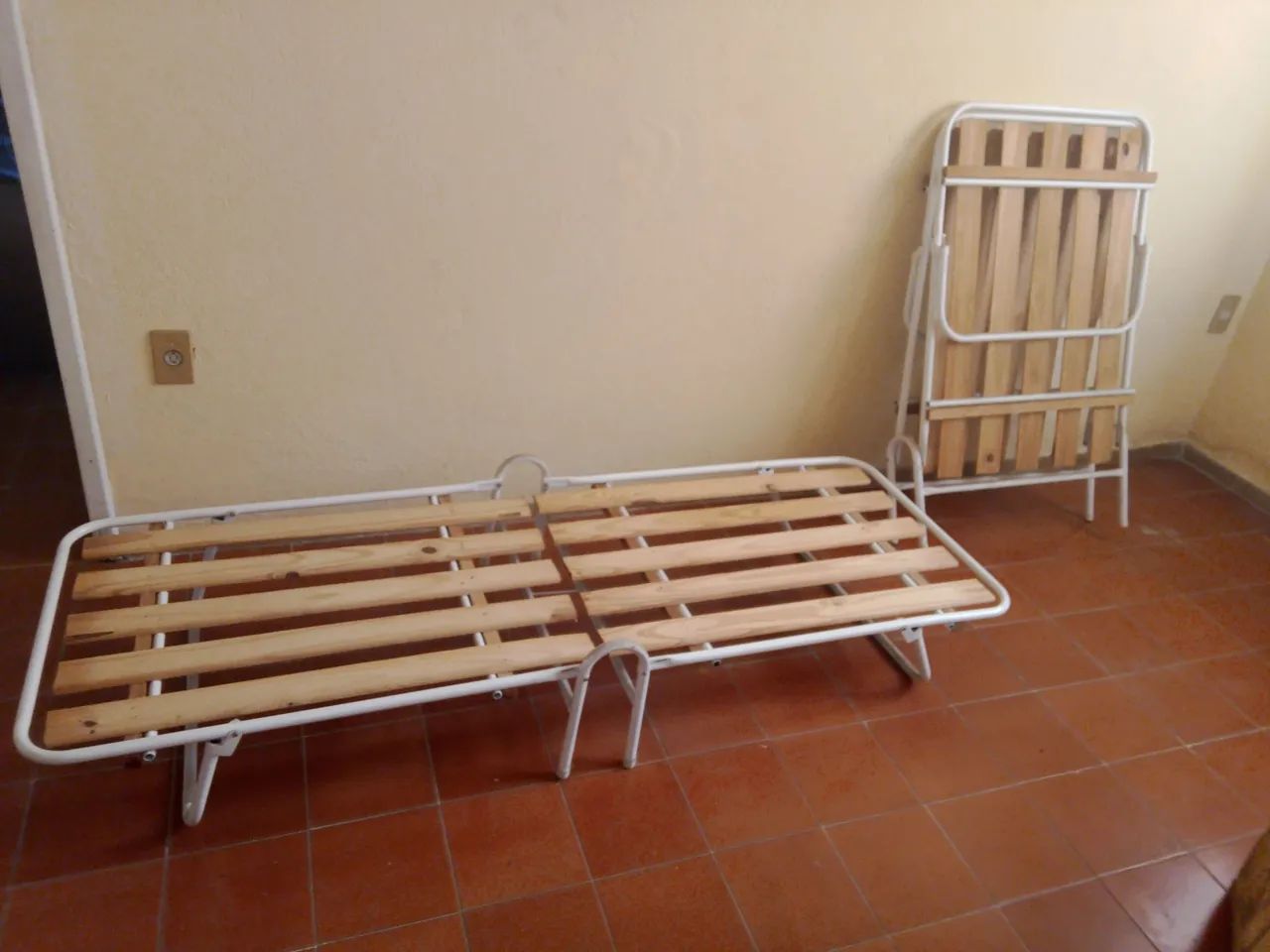 Cama de ferro solteiro de dobrar  - Foto 3