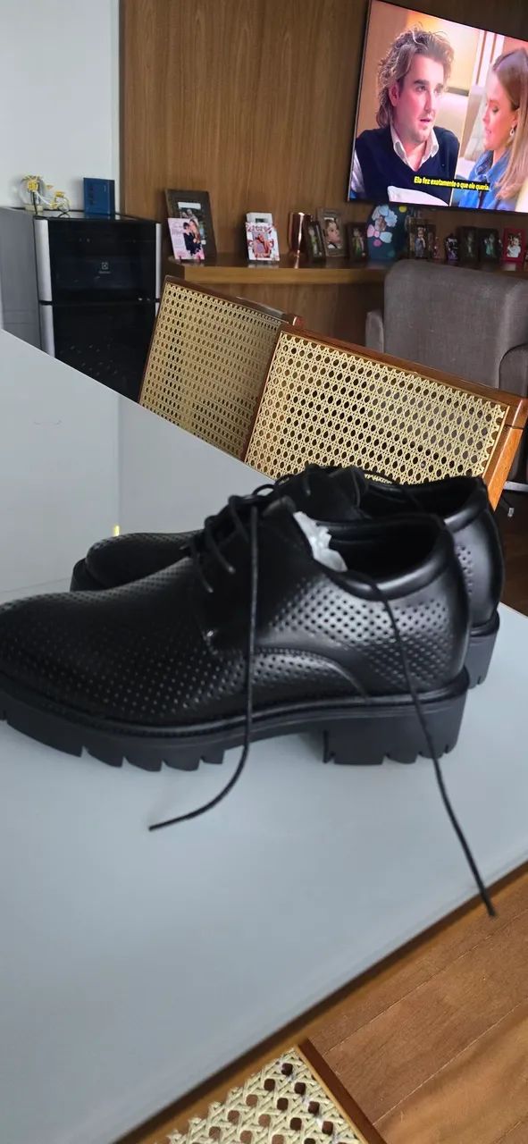 Sapato social Eleve com 10 centimetros - Foto 2