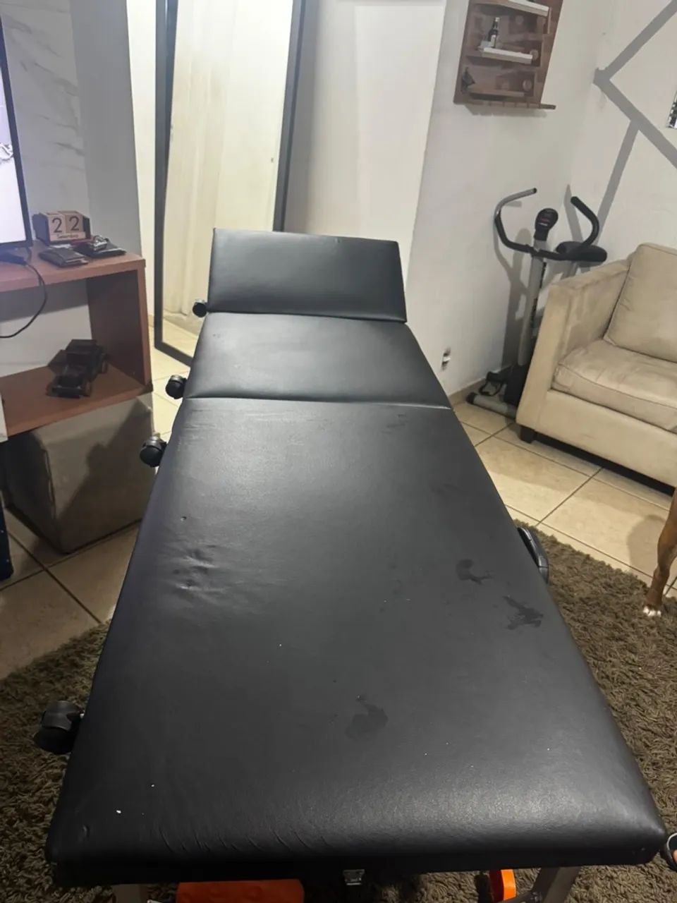 Maca Profissional para Tatuagem Dobrável - Preta | Excelente Estado - Foto 4