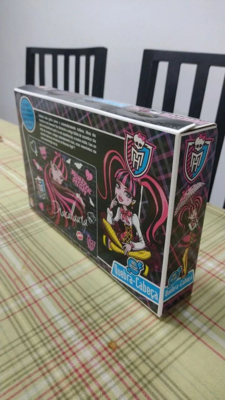 Quebra-cabeça Monster High Draculaura Lacrado - Foto 5