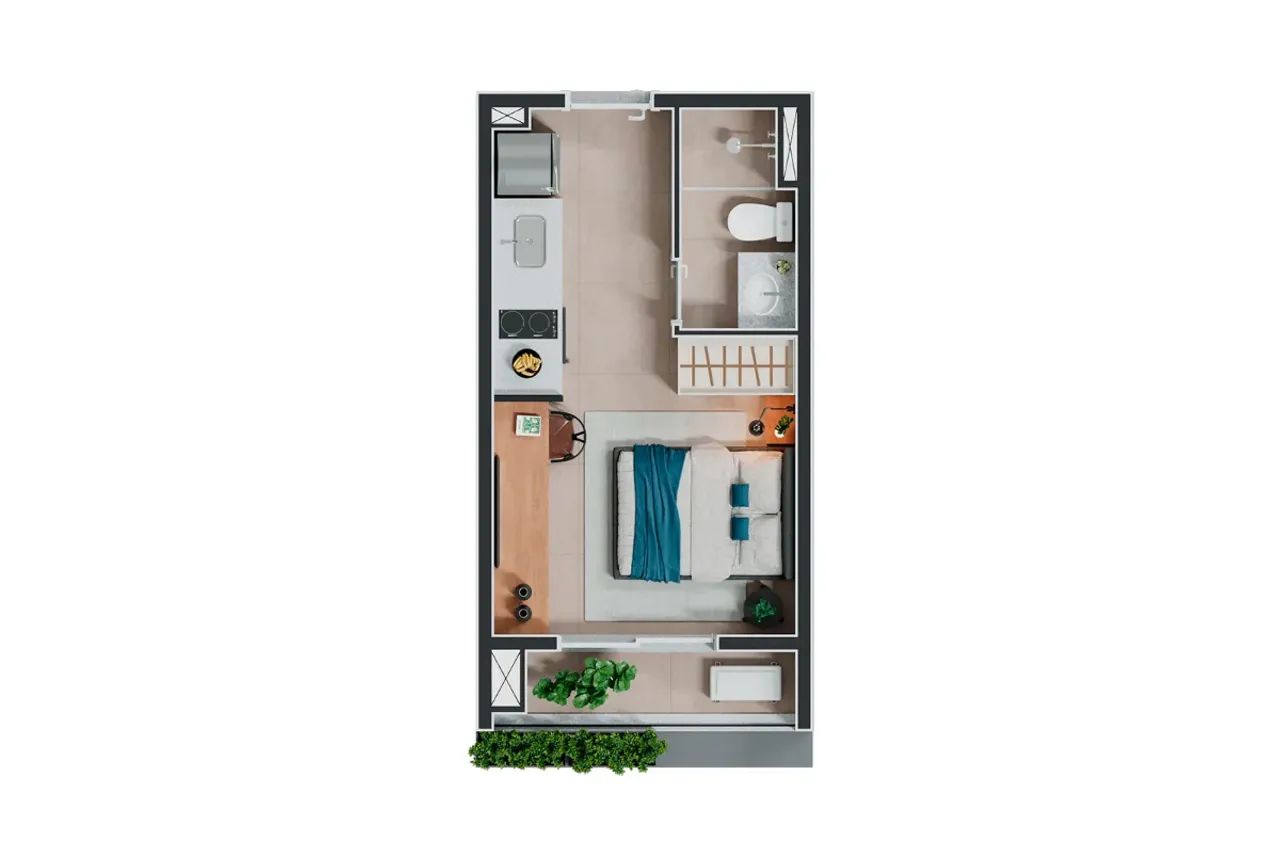 Studio para venda em Pinheiros com 1 quarto, 24m² - Foto 2
